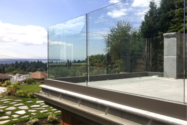 Exterior Glass Railings/ Base Shoe Install